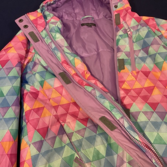 Eddie Bauer Coat with geometrical design Girls size Large (14) - Picture 12 of 13